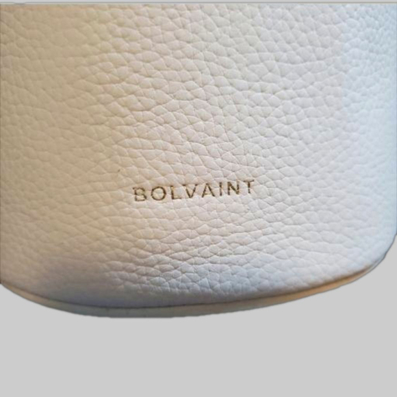 Bolvaint Bucket Bag Tote White Beige Vintage 70s Style Shoulder Strap Purse - Picture 13 of 14